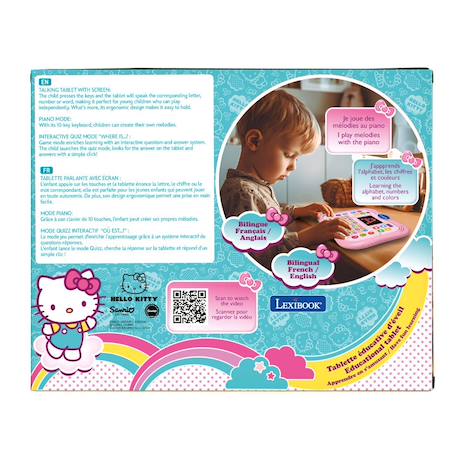 Tablette hello kitty éducative bilingue parlante abc (fr/en) MULTICOLORE 4 - vertbaudet enfant 