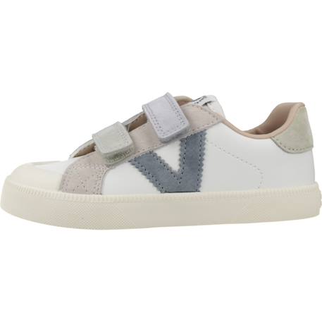 Basket enfant cuir enfant cuir oliver barefoot Bleu+Bleu azul+Rose 2 - vertbaudet enfant 