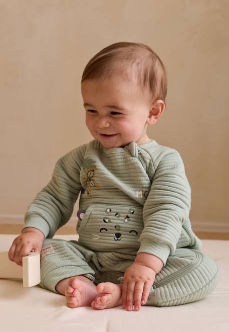 Bébé-Surpyjama bébé en coton matelassé boavista