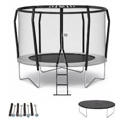 -Trampoline premium ø 300?cm + échelle + bâche + kit ancrage - famili 300
