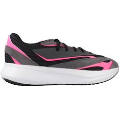 Chaussures-Basket fille en cuir et textile running lacet