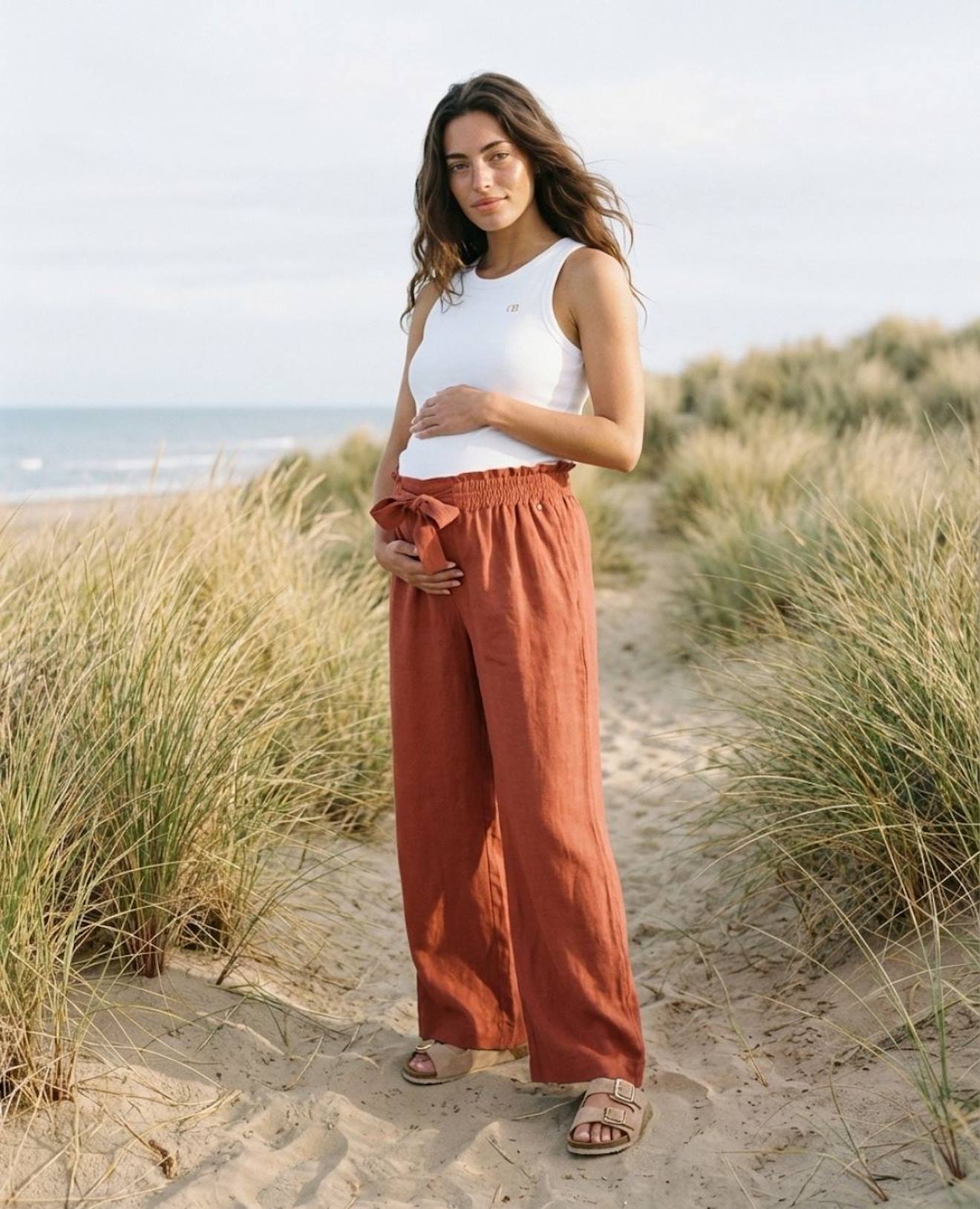 Pantalon De Grossesse Sahel Cuivre