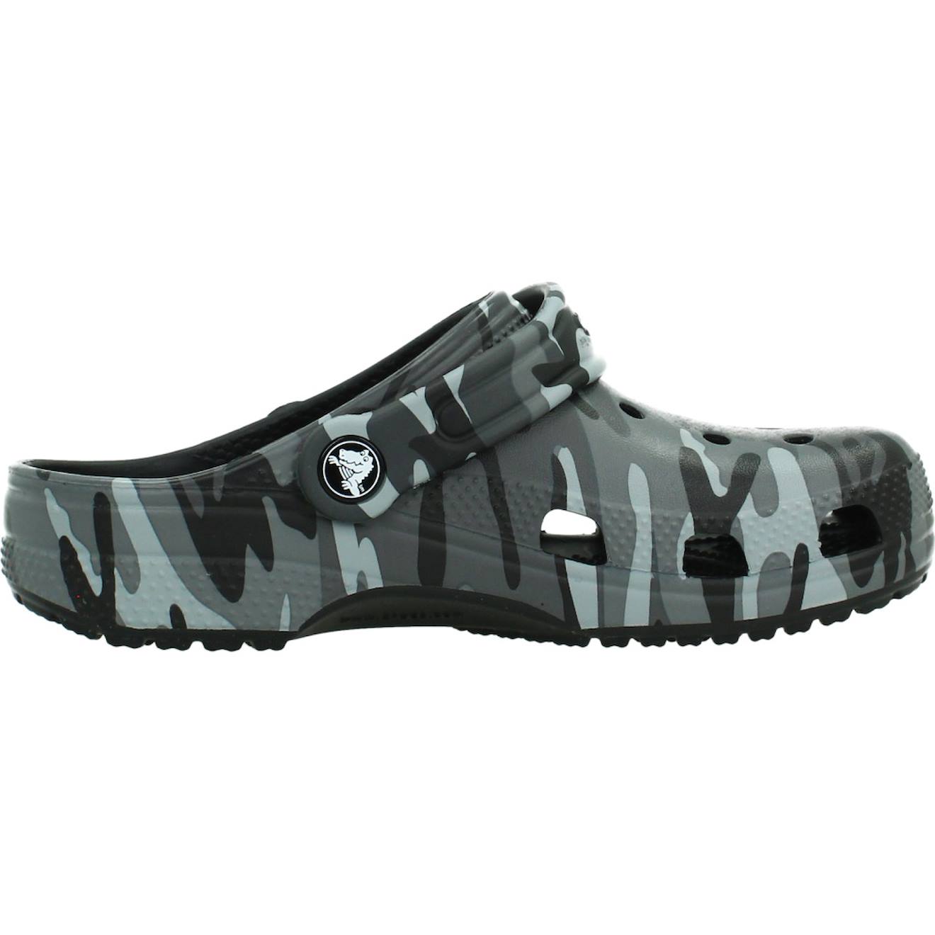 Tongs Garçon Modèle Classic Camouflage Gris