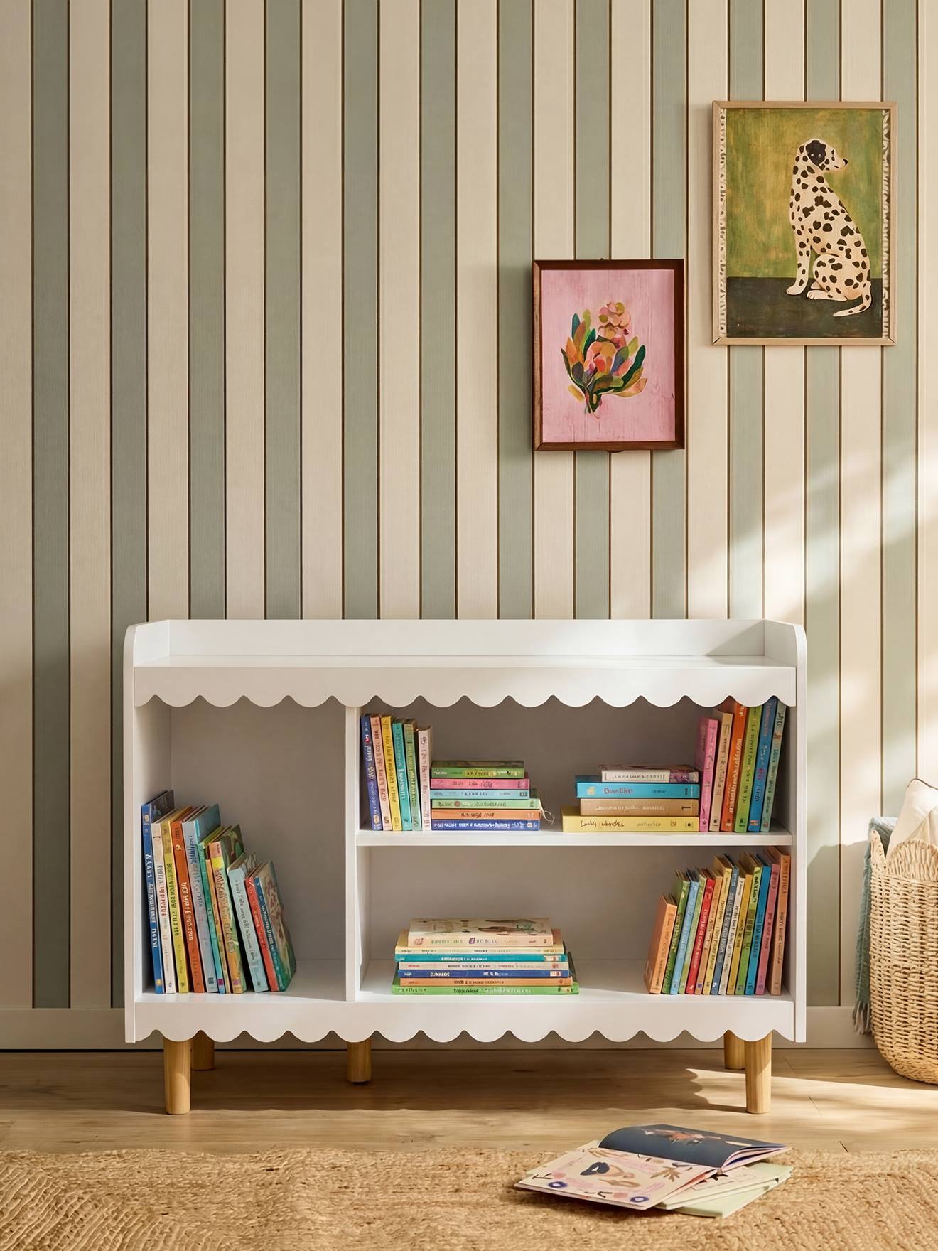 Petit meuble de rangement FESTON blanc