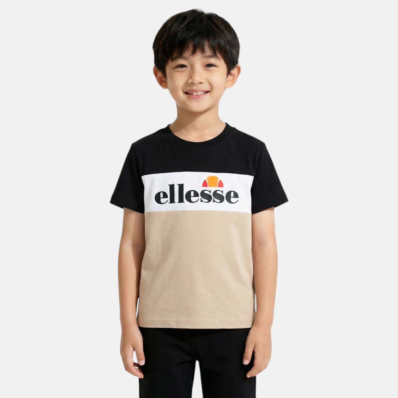 T-shirt Manches Courtes Garçon Avec Imprimé Beige T-shirt Manches Courtes Garçon Avec Imprimé Beige