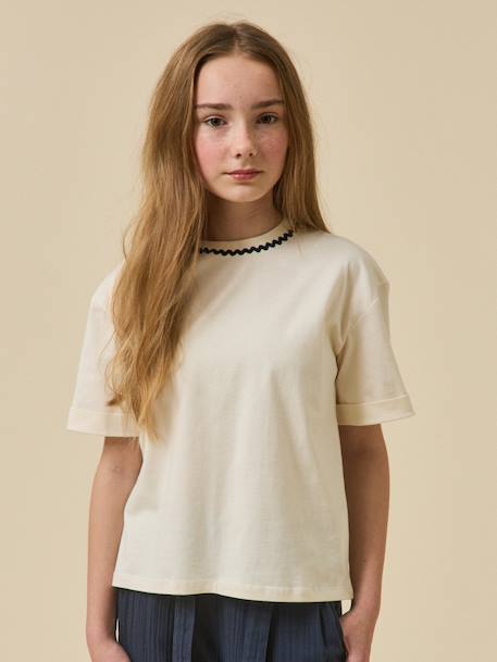 Fille-T-shirt  en coton biologique - collection junior