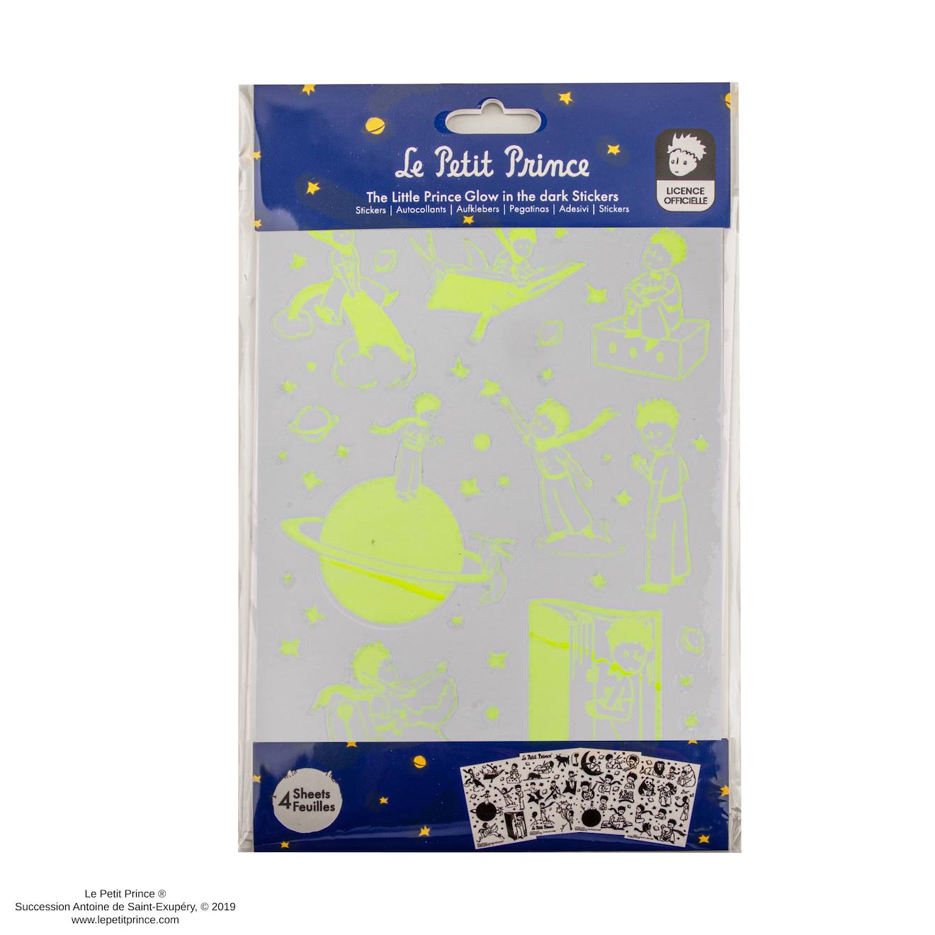 Autocollants Phosphorescent Le Petit Prince - Le Petit Prince Multicolore