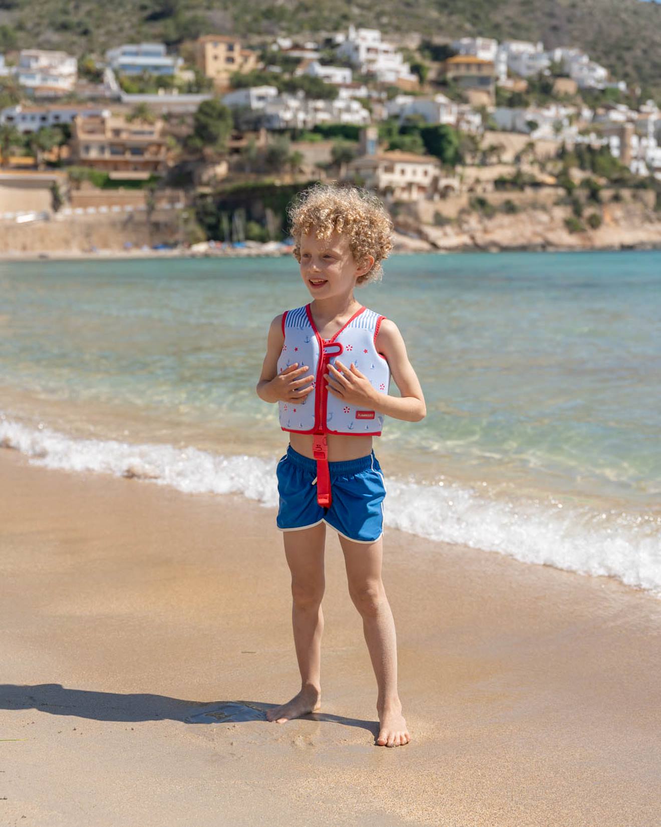 Gilet Natation Enfant Neoprene Et Epe Blue
