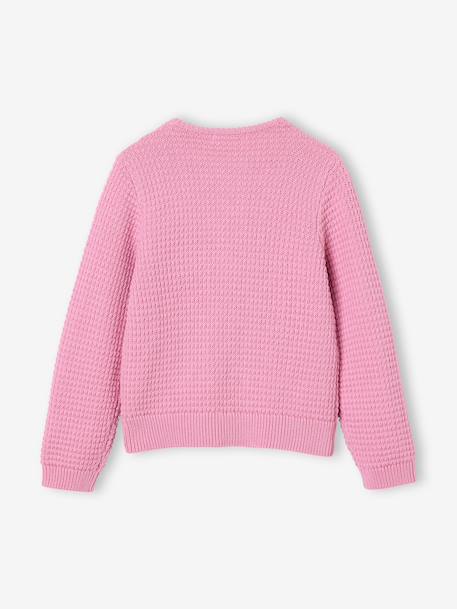 Gilet fille boutonné lilas 3 - vertbaudet enfant 