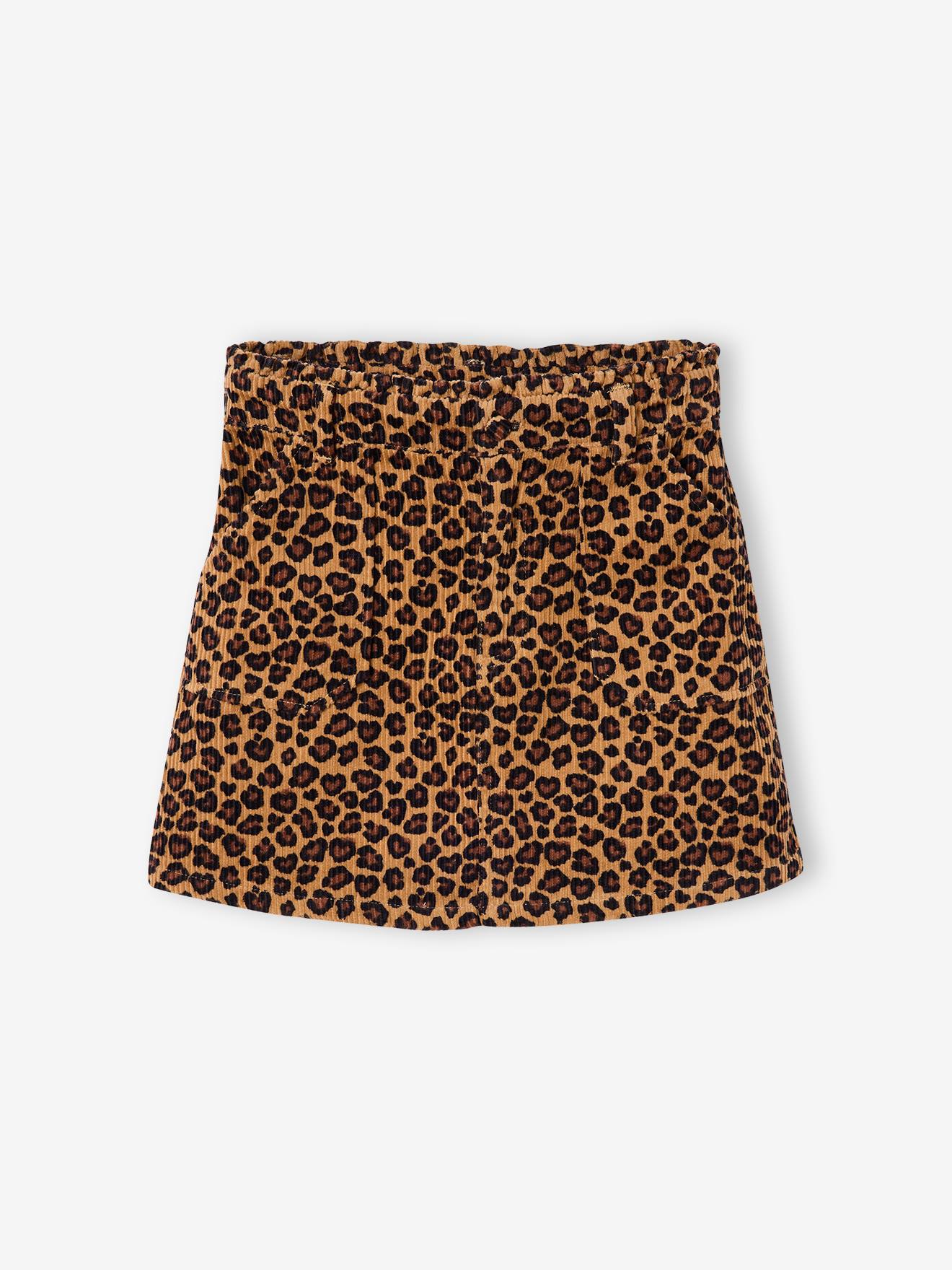 Jupe fille camel