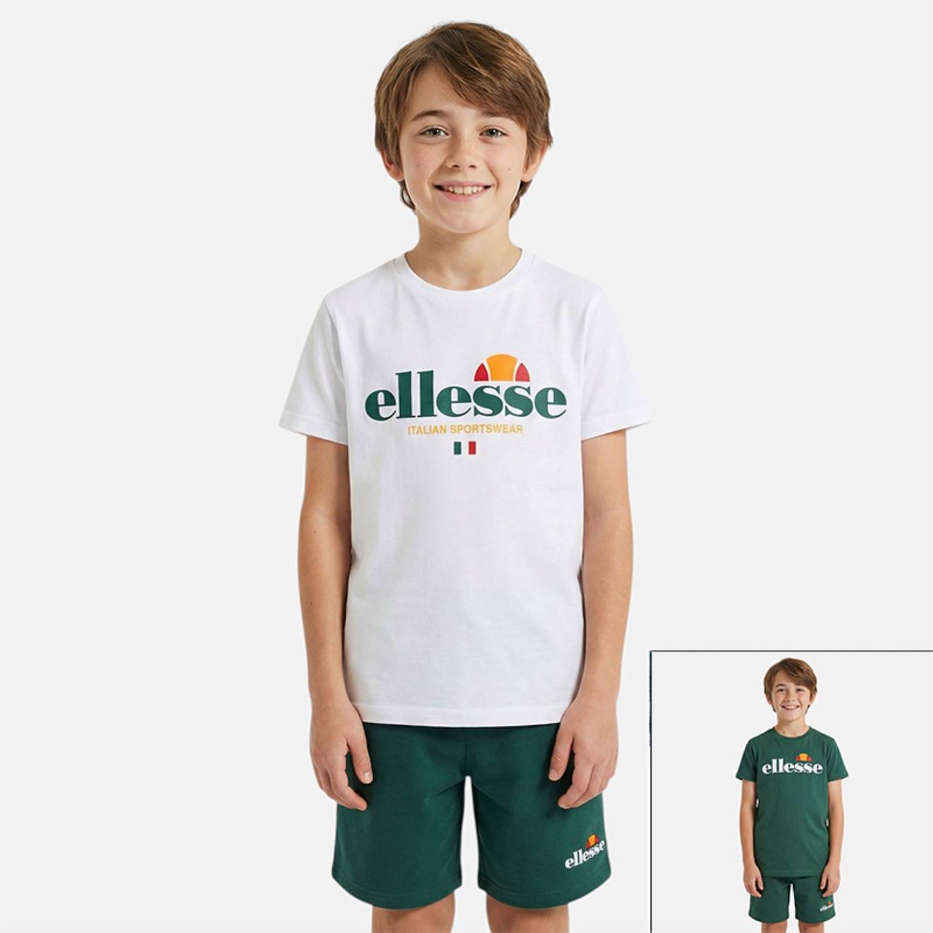 Pack De 2 T-shirts Et Short Garon Vert 34 €