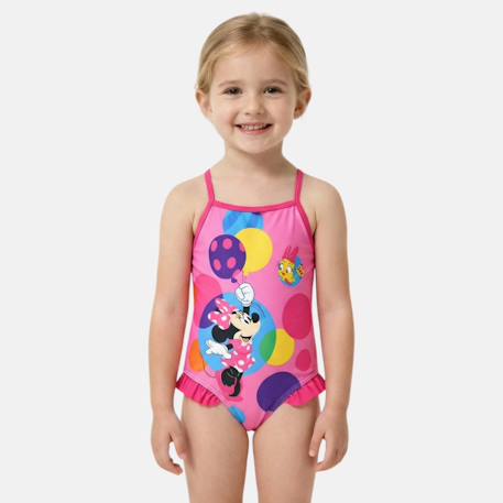 Maillot de bain une pièce fille imprimé minnie  - vertbaudet enfant