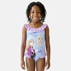 -Maillot de bain bretelles asymétriques fille la reine des neiges