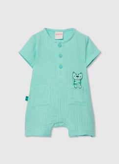 -Grenouillère bébé coton