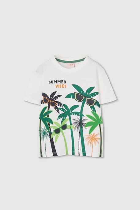 T-shirt enfant imprimé palmier  - vertbaudet enfant