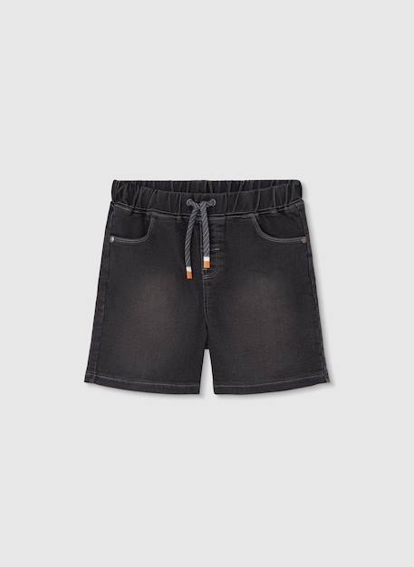 Garçon-Short-Bermuda denim