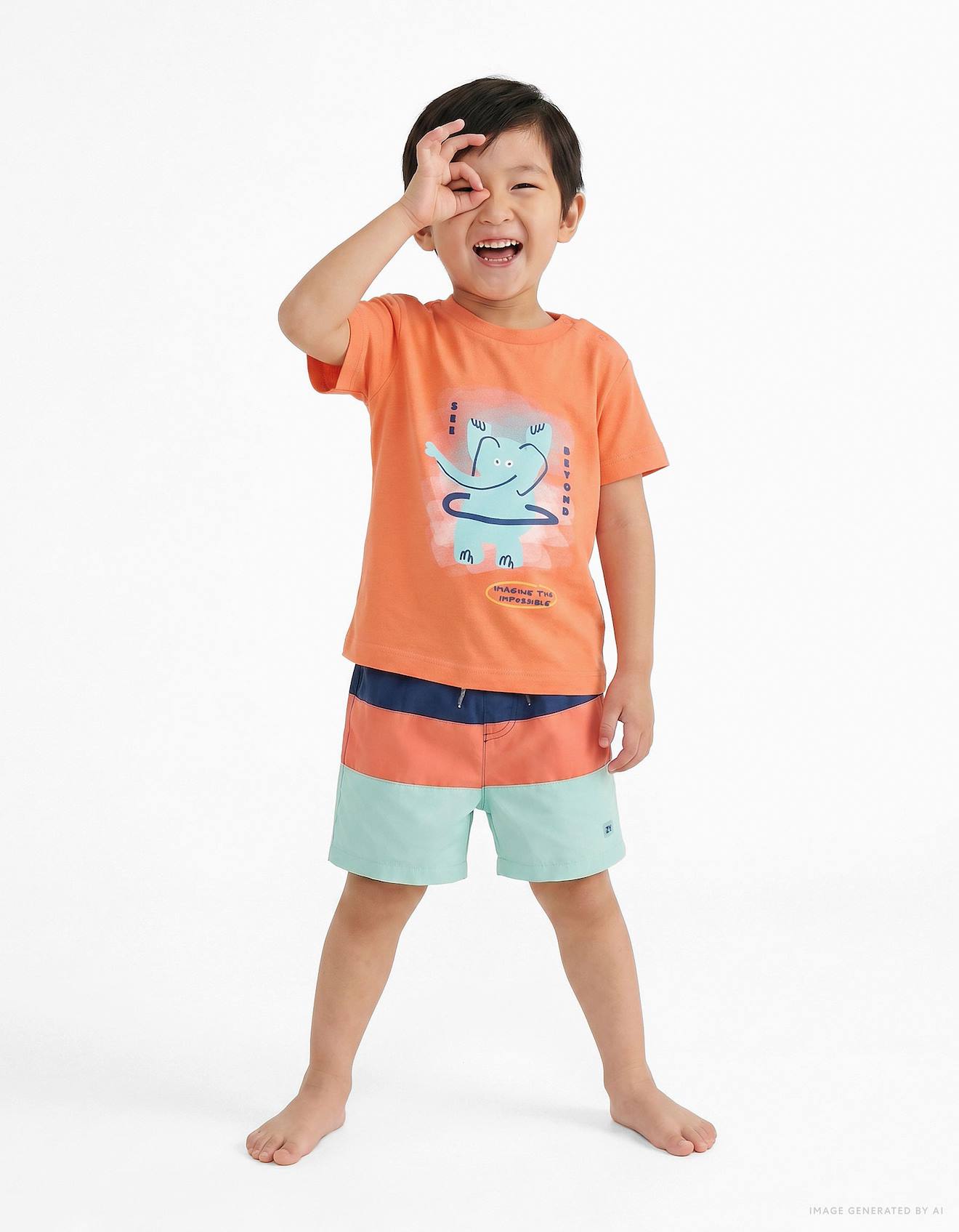 Short De Bain Avec Bloc De Couleurs Et Cordon De Serrage Bleu Fonc 19 €