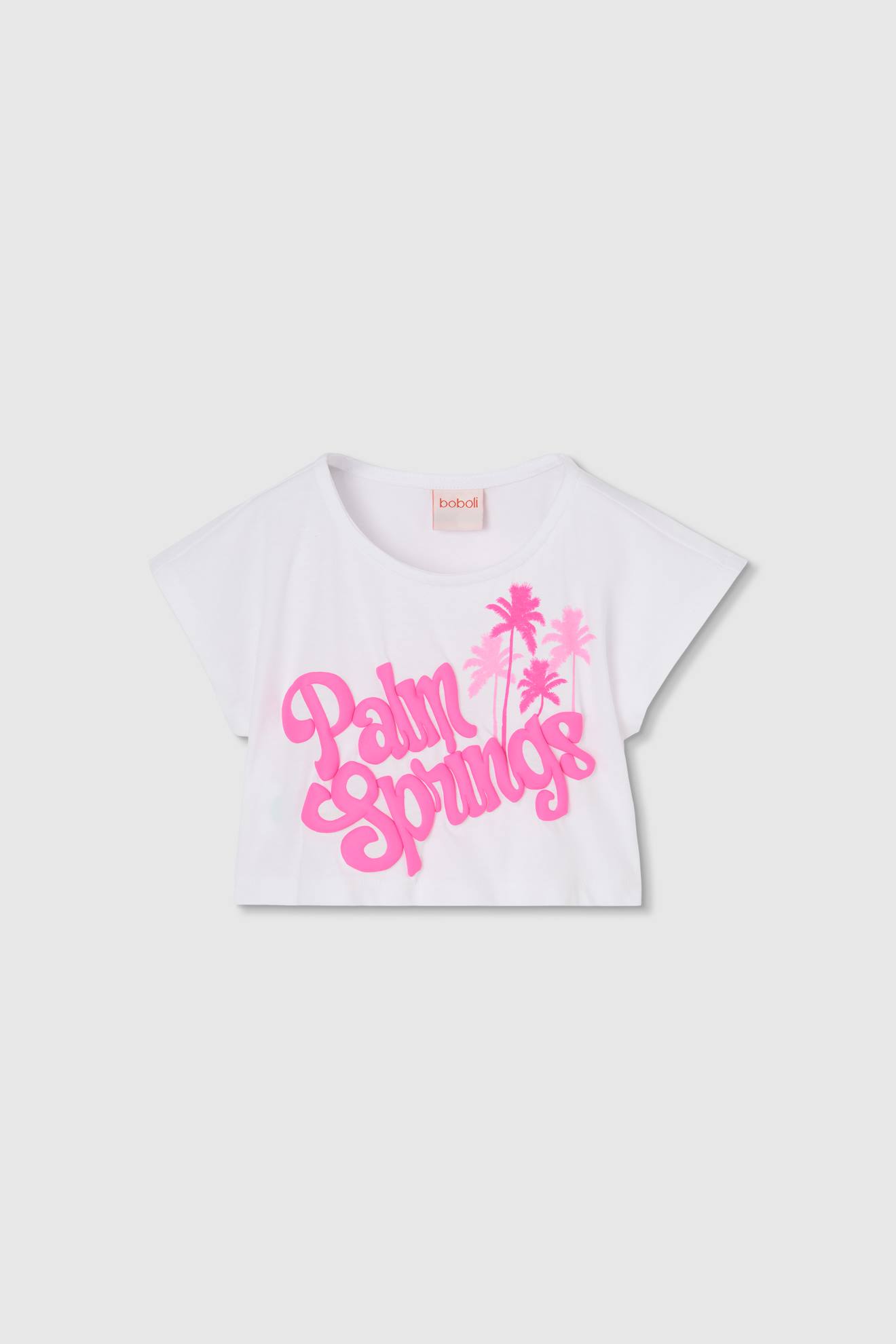 T-shirt Fille Coton Blanc