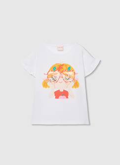 -T-shirt fille en coton