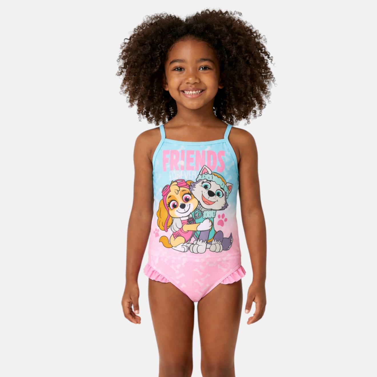 Maillot De Bain Enfant Imprimé Pat Patrouille Rose