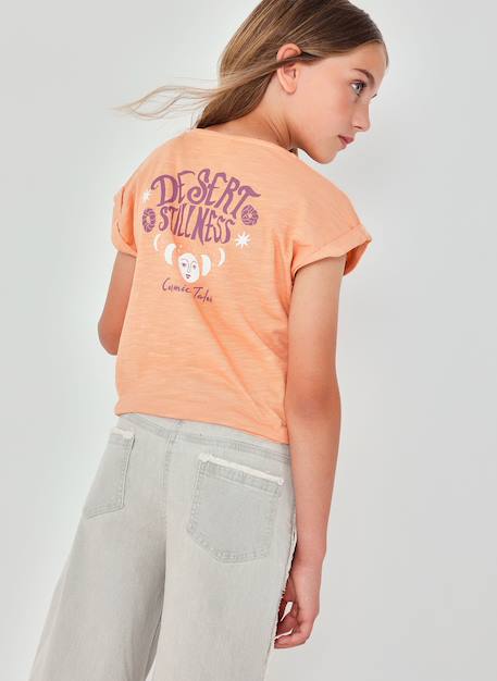 Fille-T-shirt fille coton