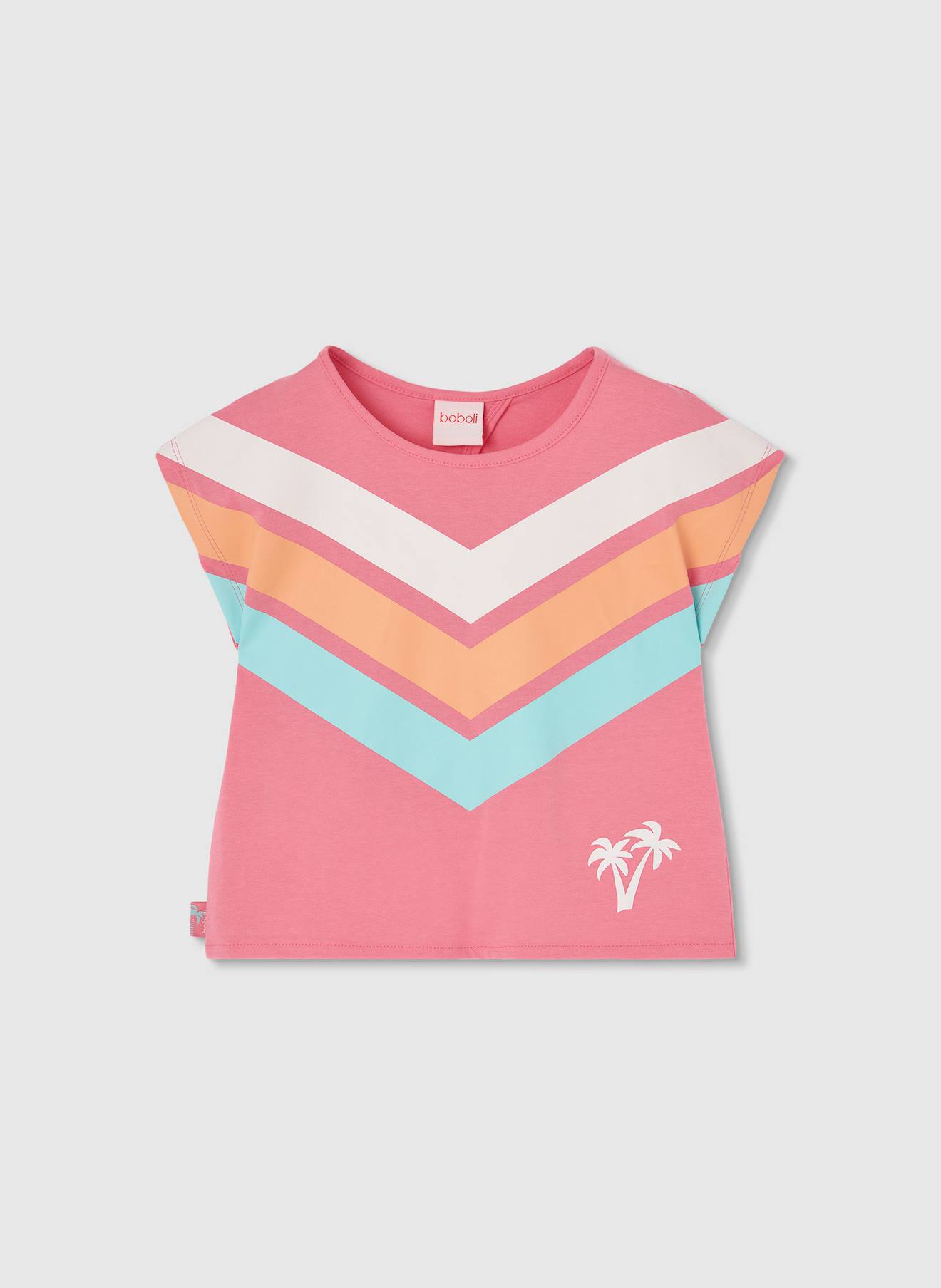 T-shirt Fille Rose