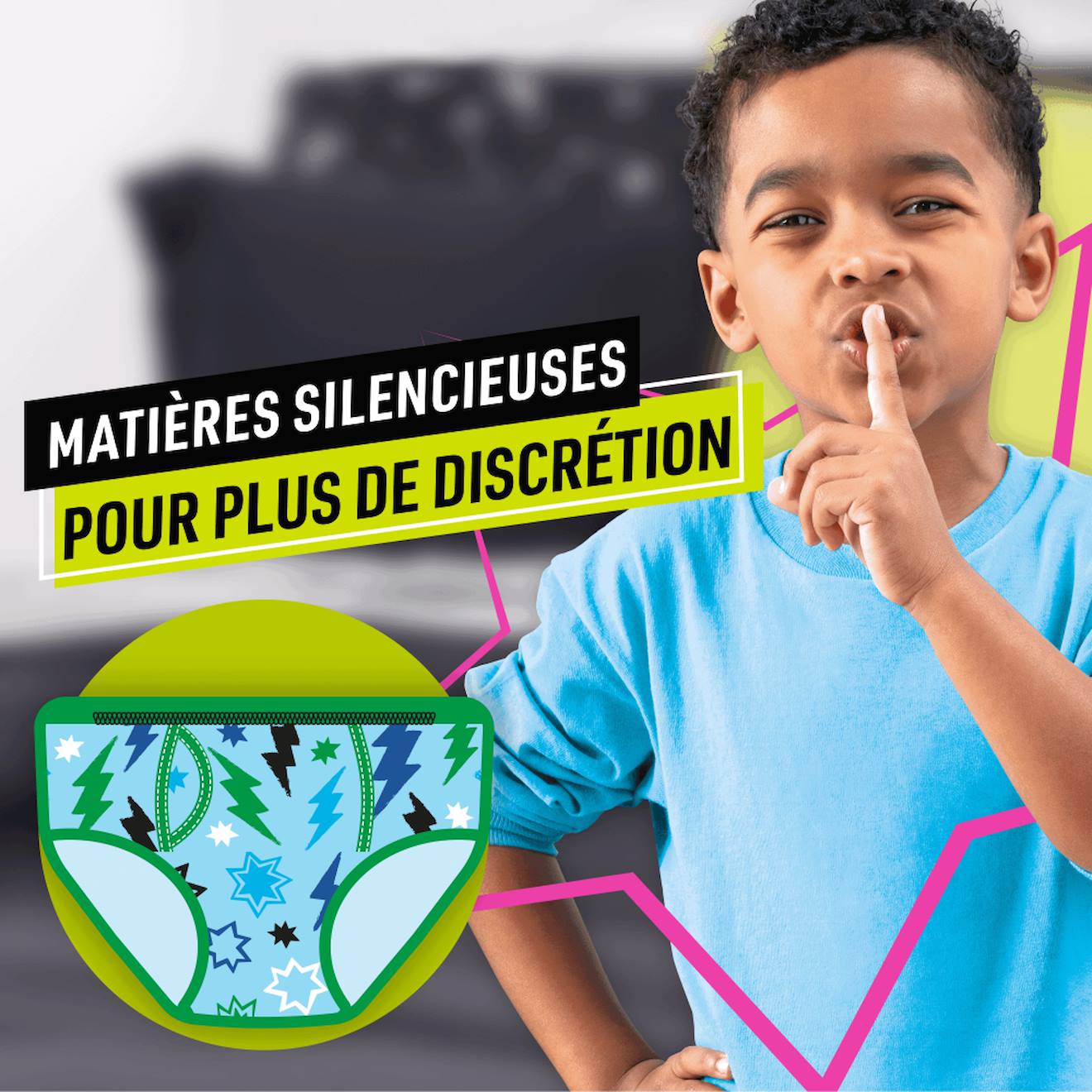 Ninjamas Pyjama Pants Garçon, 60 Sous-vêtement De Nuit, 4-7 Ans, Paquet 1 Mois Multicouleur (Pampers) - Image 2