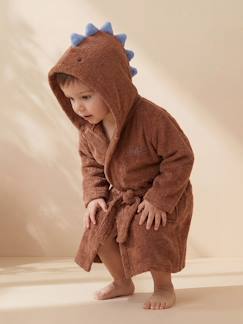 Linge de maison et décoration-Linge de bain bébé-Peignoir enfant Dinosaure personnalisable