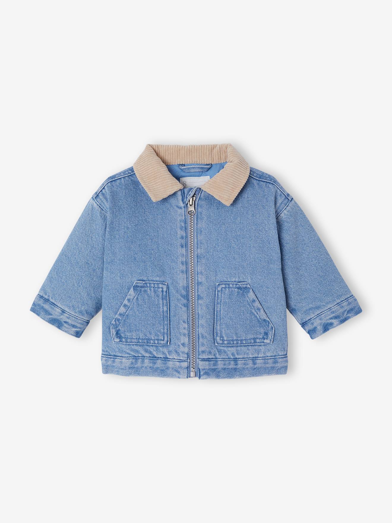 Veste jean bébé garçon stone