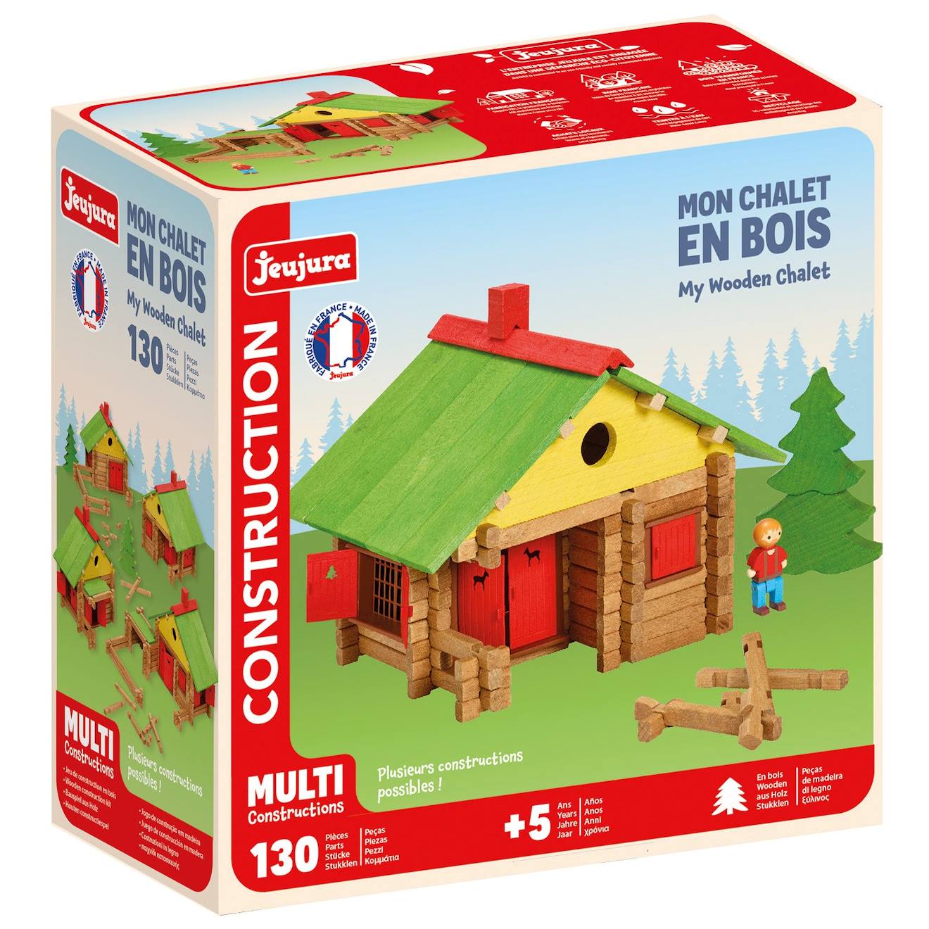 Mon Chalet En Bois 130 Pièces Marron