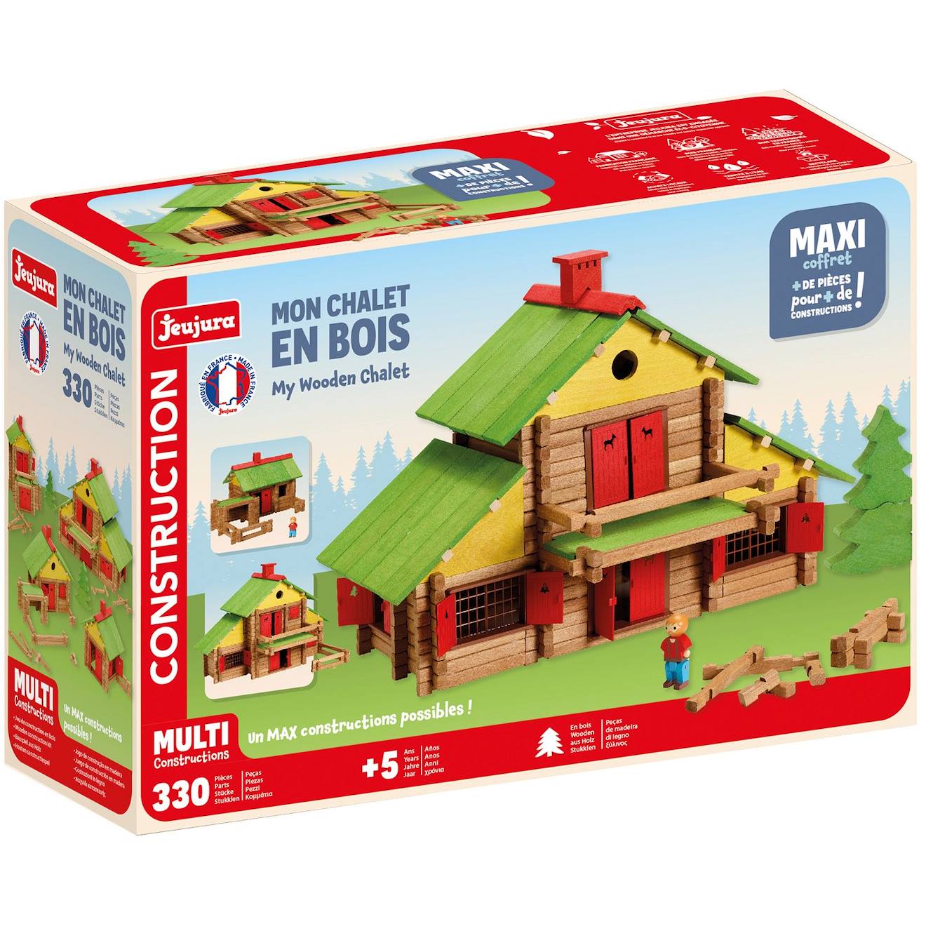 Mon Chalet En Bois 330 Pièces Marron