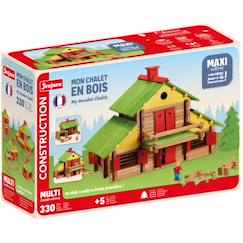Jouet-Mon chalet en bois 330 pièces