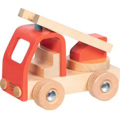 Jouet-Jeux d'imagination-Véhicules, garages, circuits et trains-Camion de pompiers avec échelle rouge
