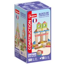 Jouet-Set de 50 blocs de construction en bois