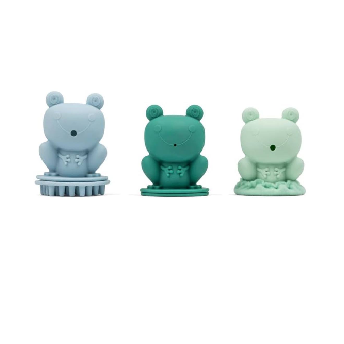 Set De 3 Grenouilles De Bain Vert