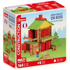 Jouet-Mon chalet en bois 165 pièces