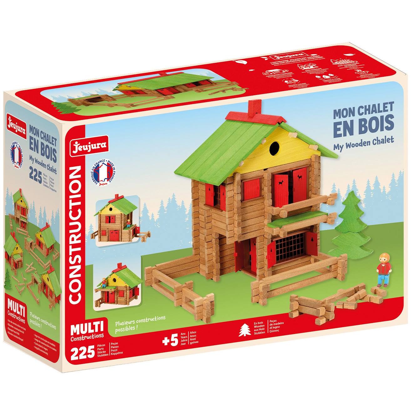 Mon Chalet En Bois 225 Pièces Marron