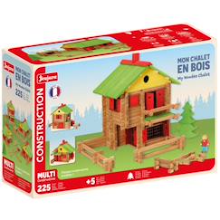 Jouet-Mon chalet en bois 225 pièces