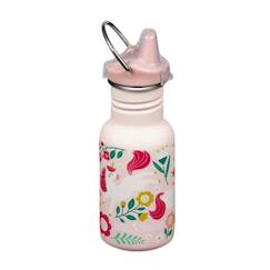 Puériculture-Repas-Vaisselle, coffret repas-Gourde inox 355 ml bouchon sippy leaping unicorns
