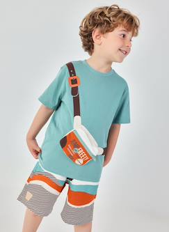 -Short garçon coton imprimé