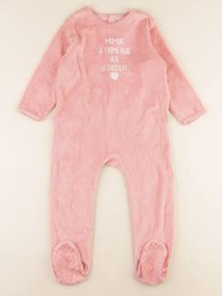 Seconde main-Fille-Pyjama, surpyjama, dors-bien-Pyjama velours - 3 ans