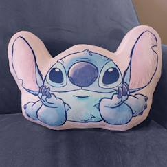 Linge de maison et décoration-Décoration-Matelas de sol, coussin-Futon-Coussin forme imprimé 100% polyester, disney home stitch cutie