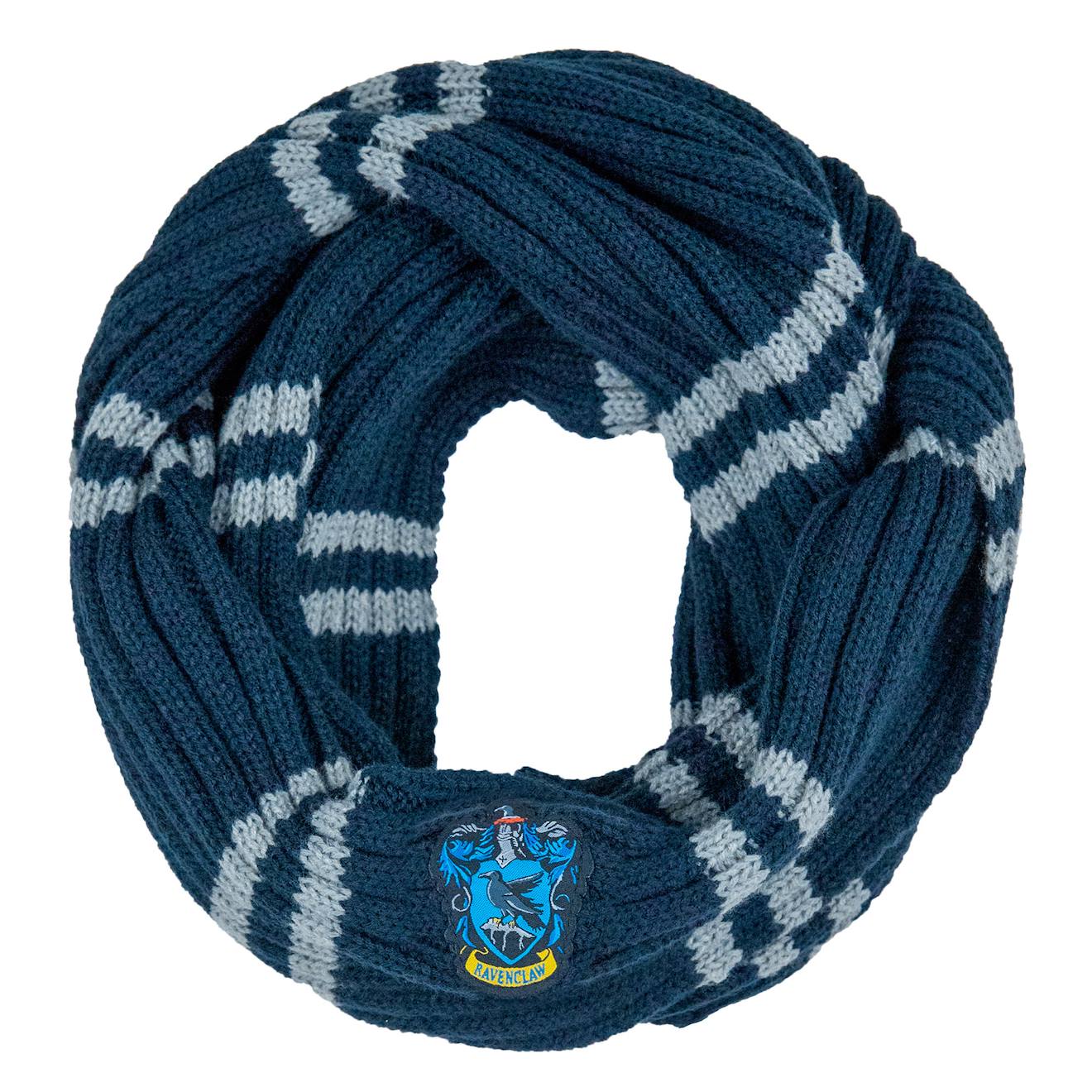 Écharpe Infini Serdaigle - Harry Potter Bleu Rayé