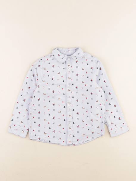 Chemise - 8 ans Bleu 1 - vertbaudet enfant 