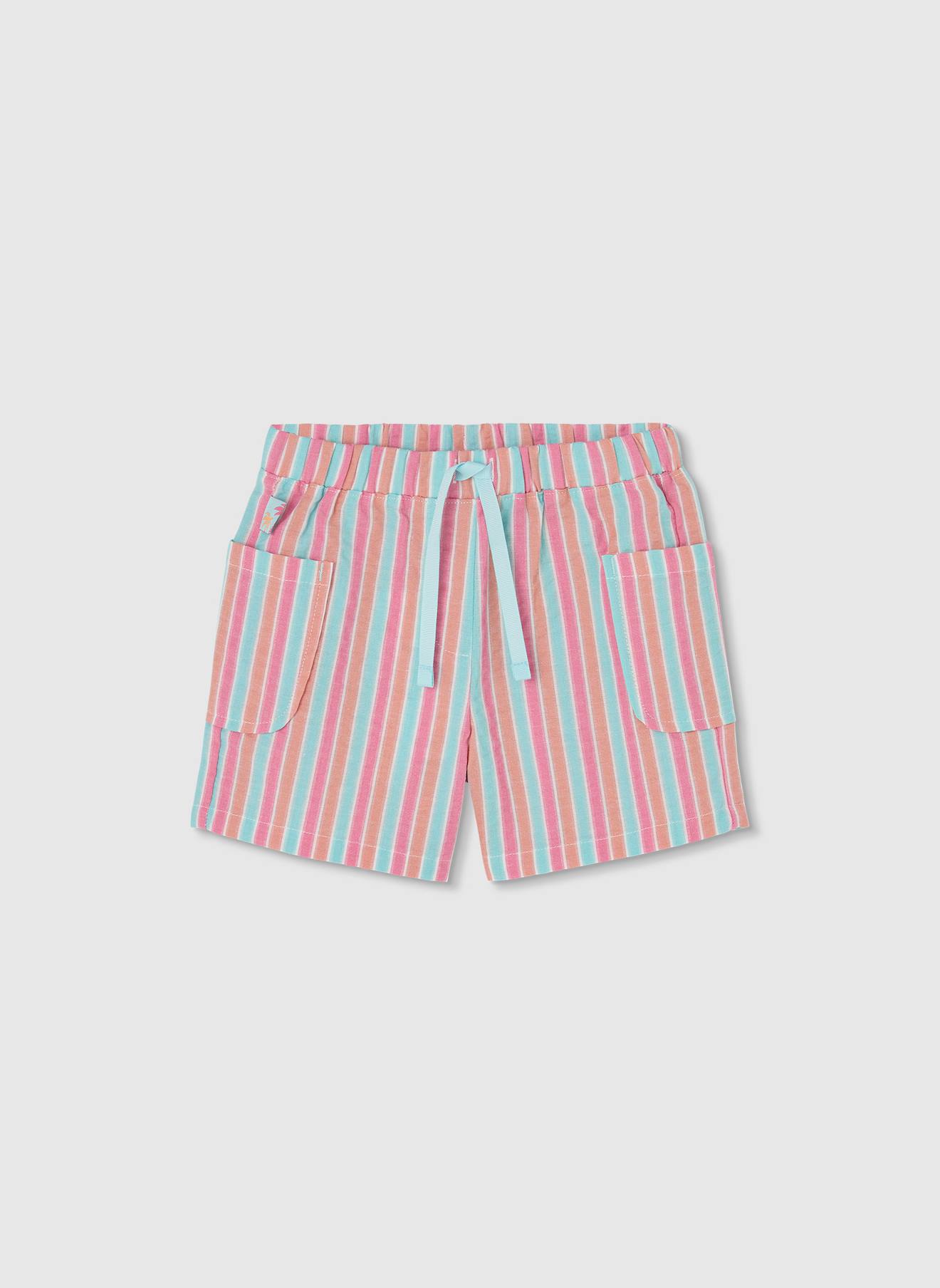 Short En Popeline Rayures Multicolore 16 €