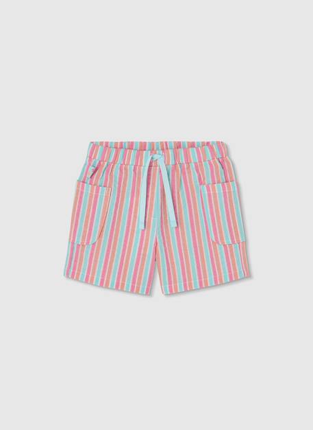 Short en popeline à rayures  - vertbaudet enfant
