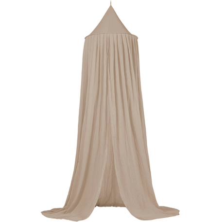 Jollein - Ciel de lit et moustiquaire vintage 245 cm Nougat - Beige
