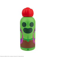 Puériculture-Repas-Vaisselle, coffret repas-Gourde sculptée isotherme spike - brawl stars