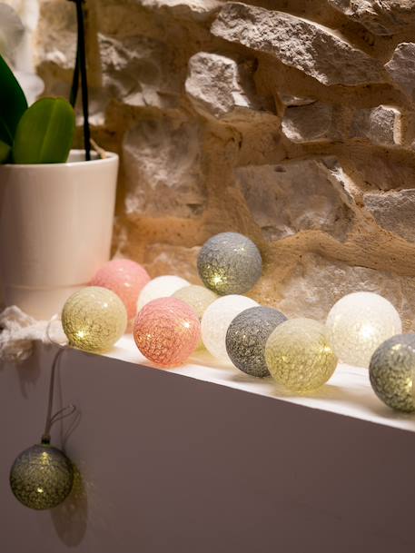 Guirlande boule lumineuse led usb  veilleuse 2h Acajou+Arlequin+Bébé+Byzantin+Chocolat+Coton+Églantine+Flocon+Horizon+Licorne+Mangrove+Messopotamia+Minuit+Océan+Ottoman+Princesse+Provence+Romania+Sauvage+Scandinave+Tagada 27 - vertbaudet enfant 