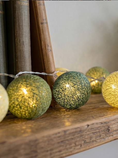 Guirlande boule lumineuse led usb  veilleuse 2h Acajou+Arlequin+Bébé+Byzantin+Chocolat+Coton+Églantine+Flocon+Horizon+Licorne+Mangrove+Messopotamia+Minuit+Océan+Ottoman+Princesse+Provence+Romania+Sauvage+Scandinave+Tagada 81 - vertbaudet enfant 
